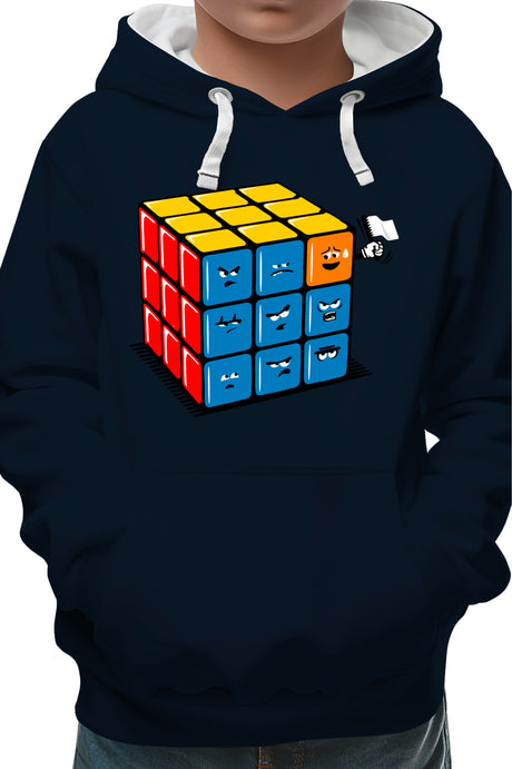 Sweat Enfant Ruby cube avec drapeau