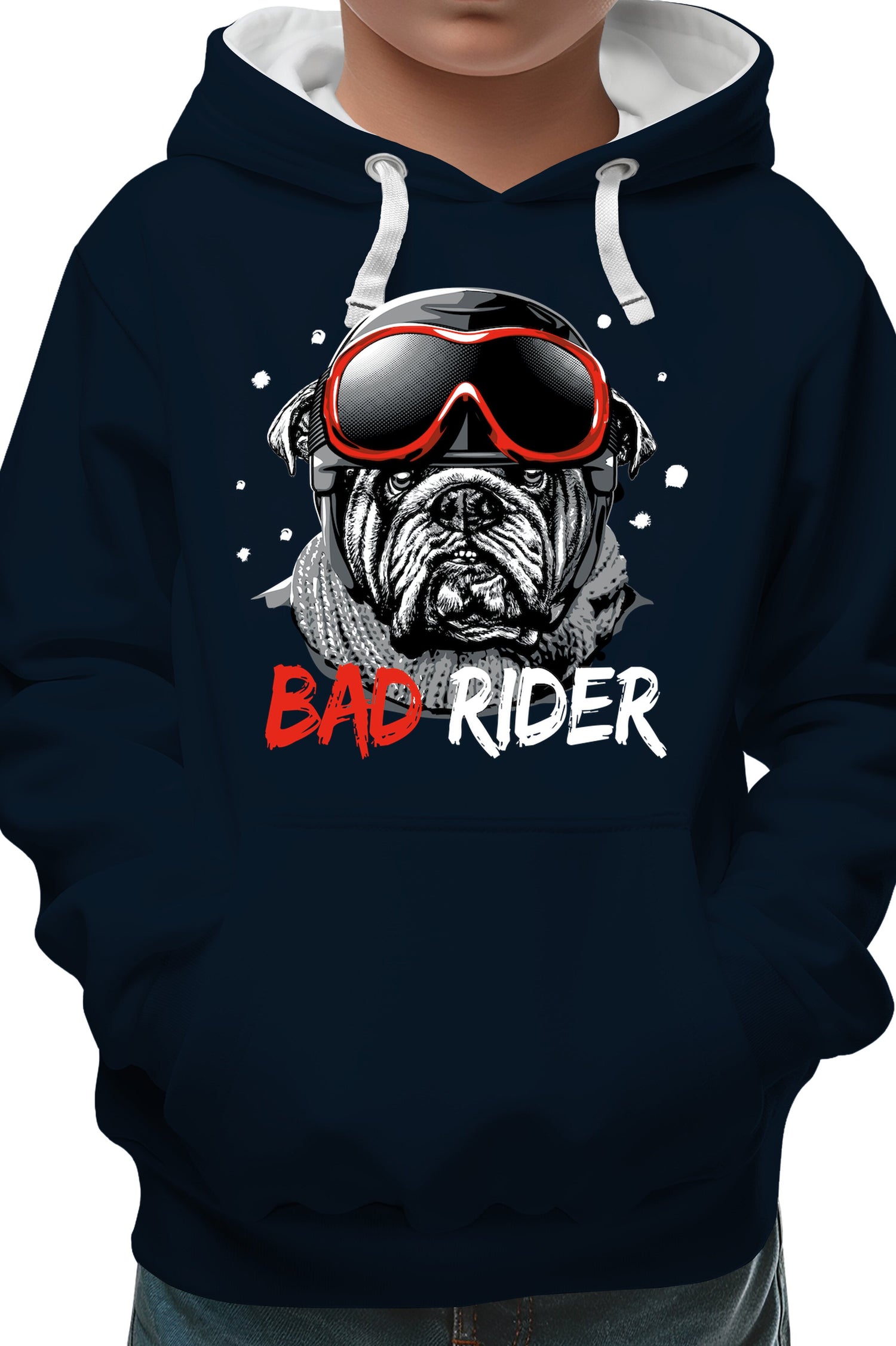 Sweat Enfant Un rider chien pas facile