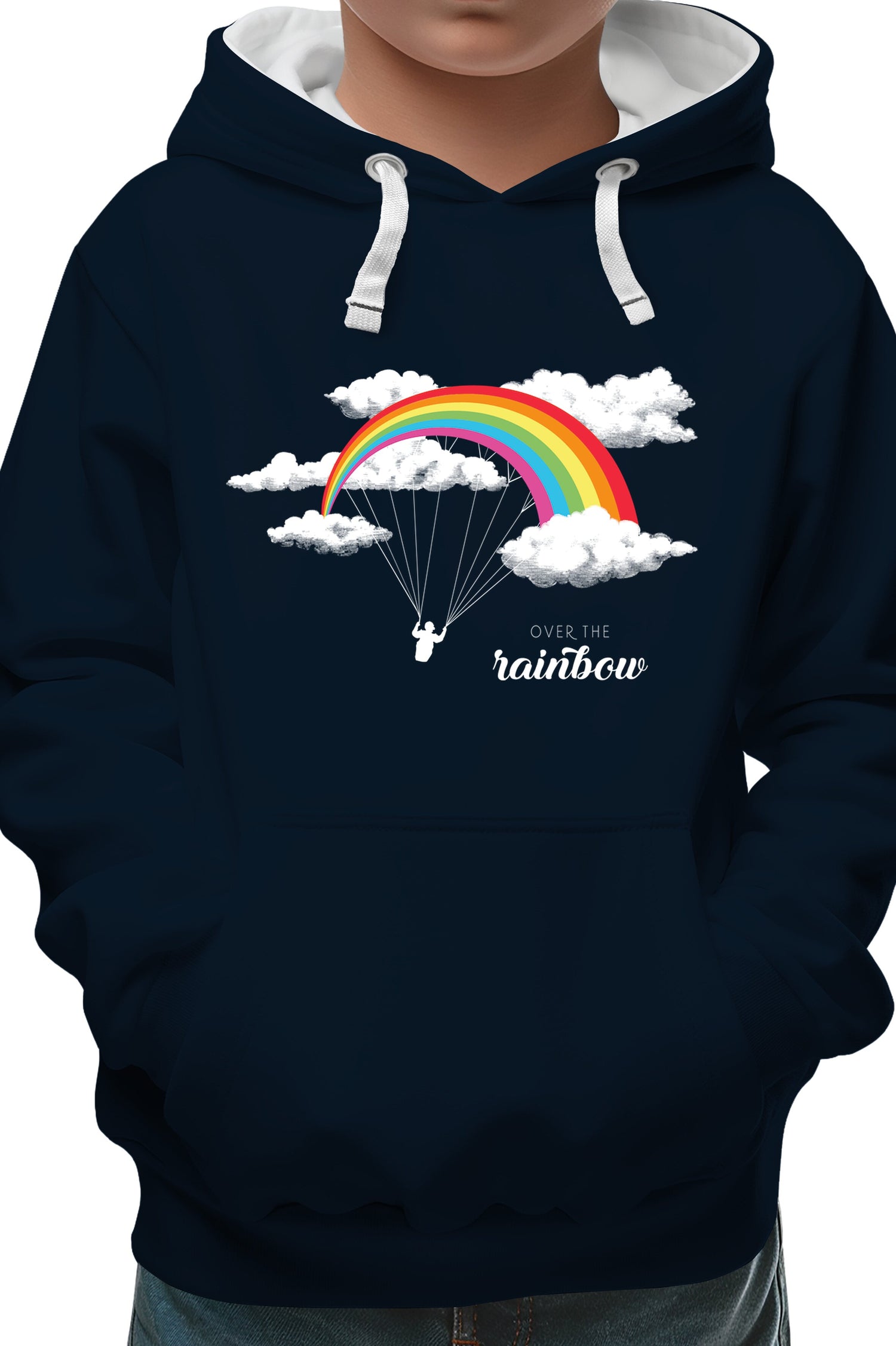 Sweat Enfant Parapente arc en ciel