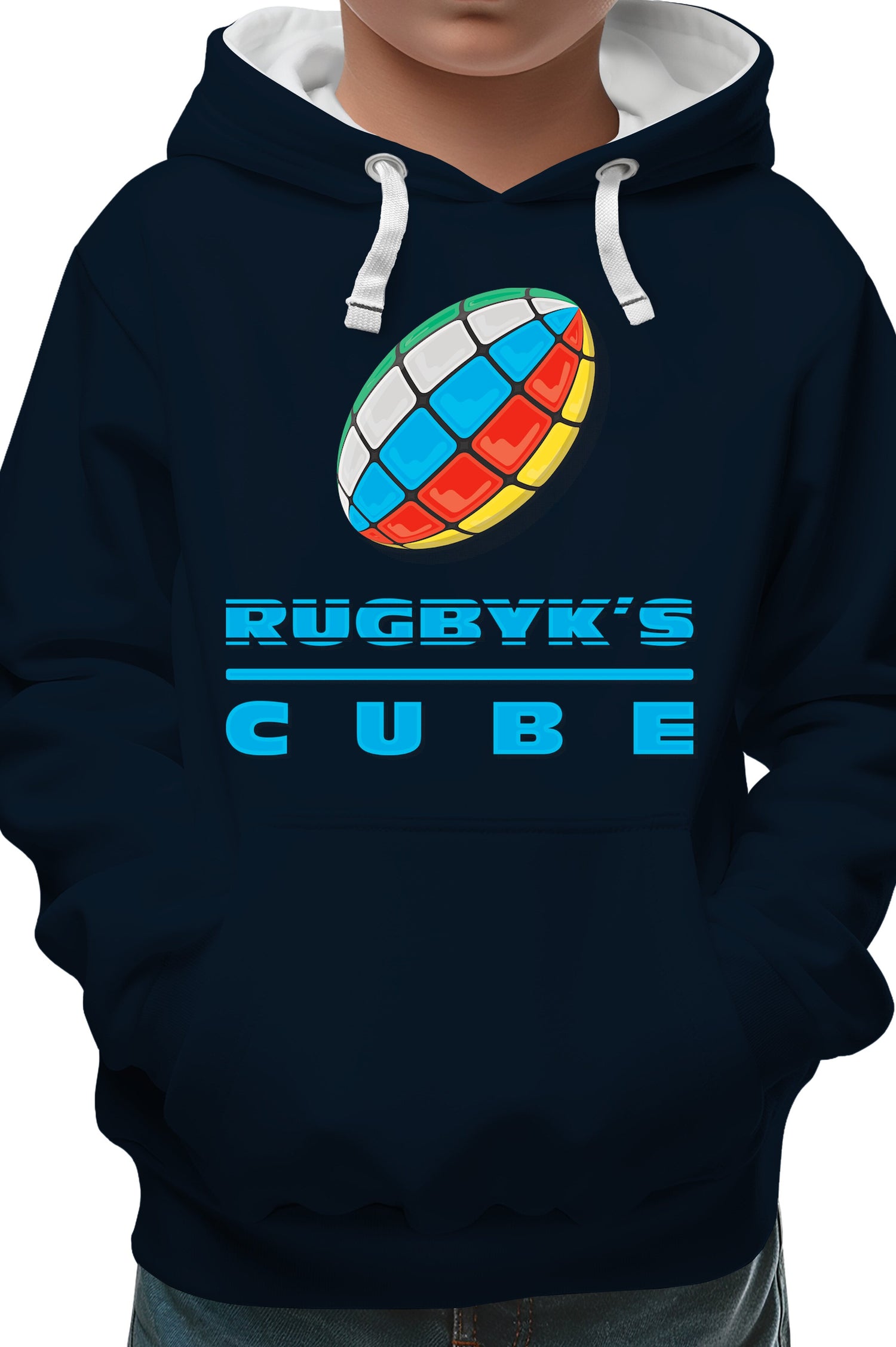Sweat Enfant Rugby cube