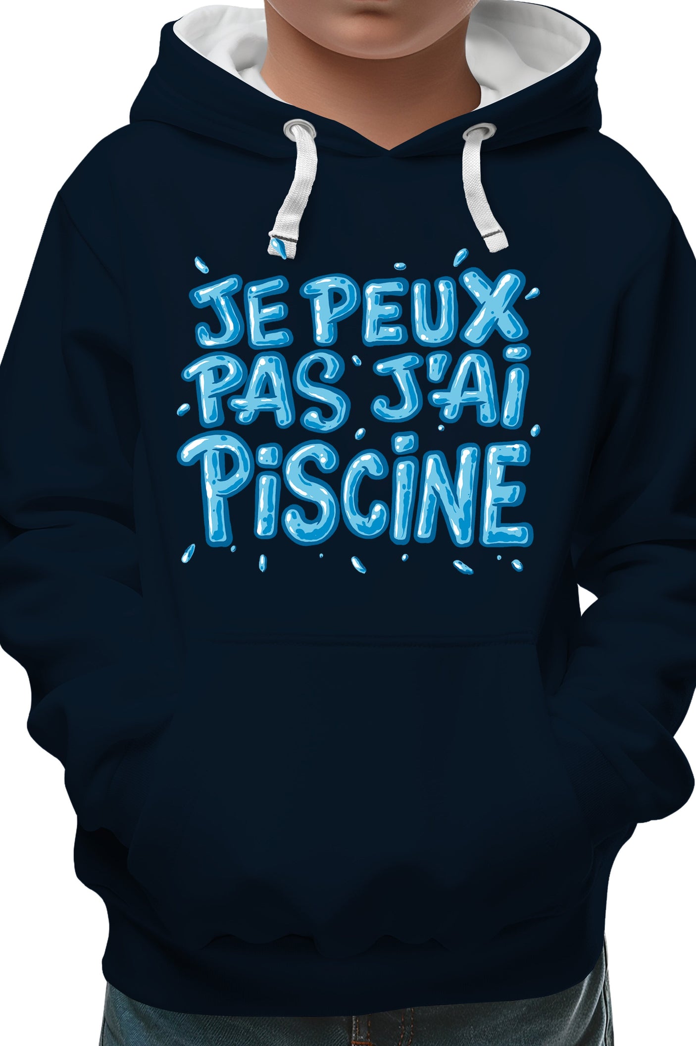 Sweat Enfant Je peux pas, j'ai piscine