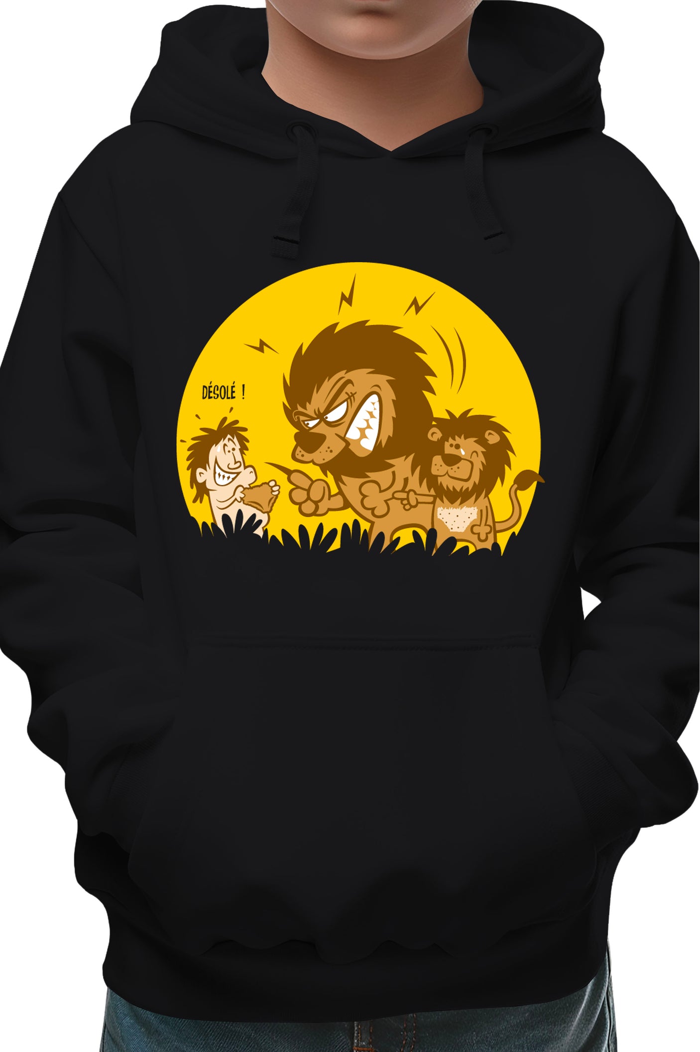 Sweat Enfant Lion et bébé