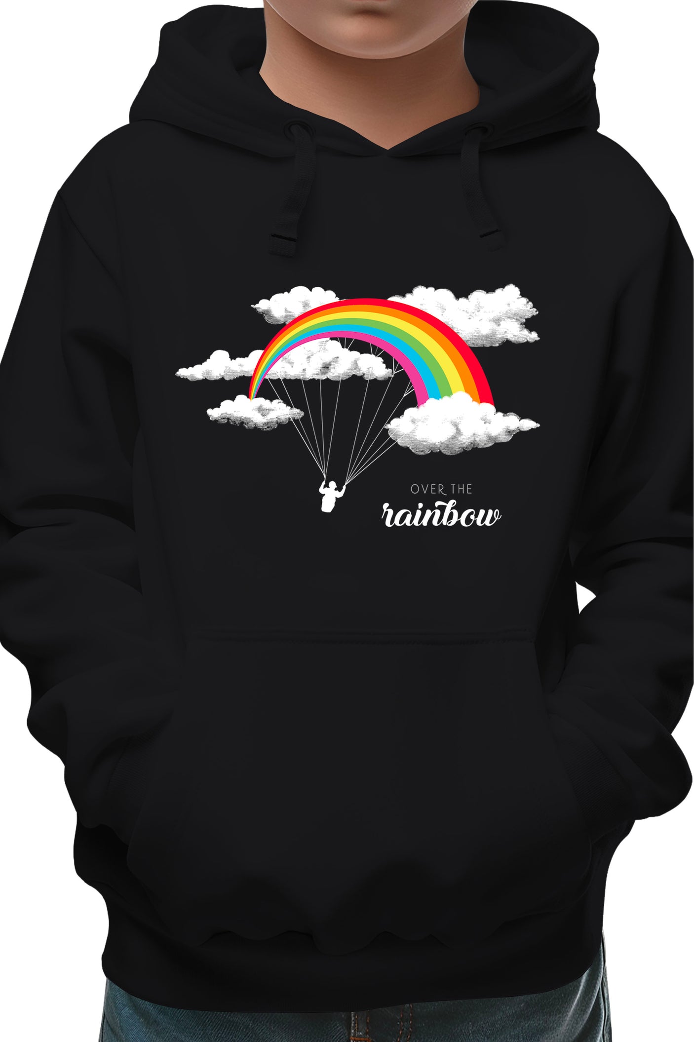 Sweat Enfant Parapente arc en ciel