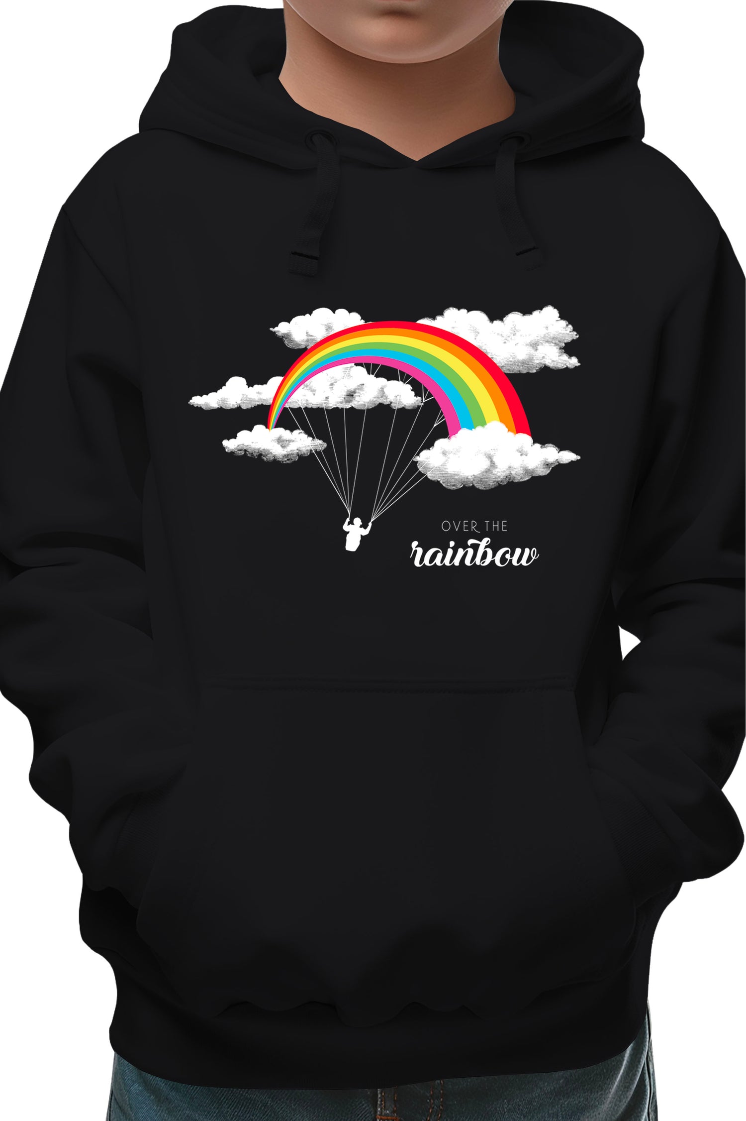 Sweat Enfant Parapente arc en ciel