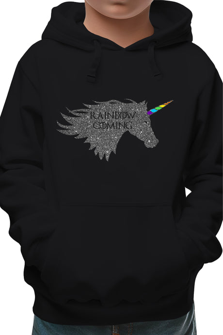 Sweat Enfant Rainbow unicorn is coming