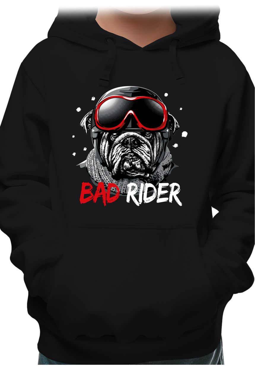 Sweat Enfant Bad Rider le chien rider