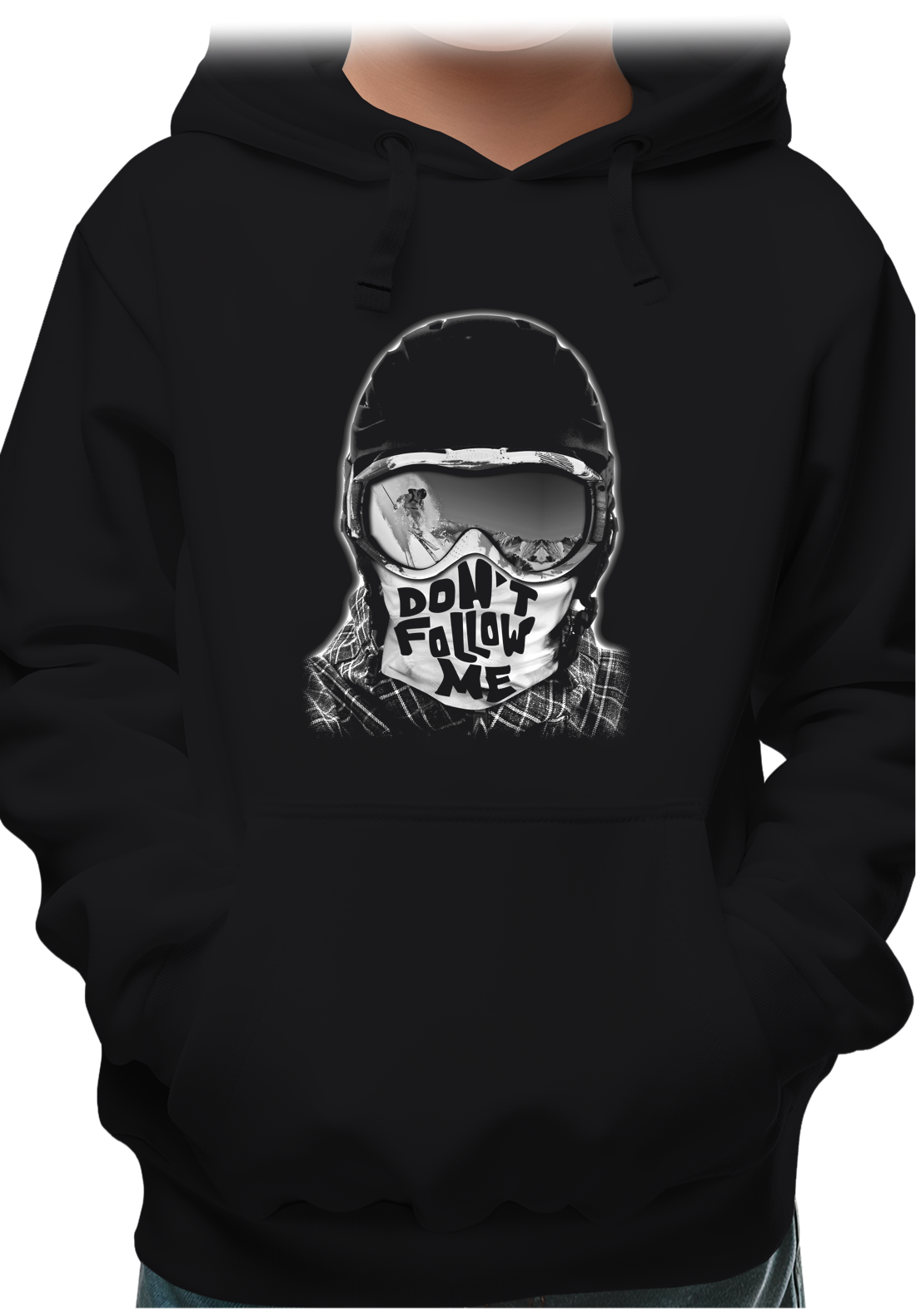 Sweat Enfant Don't follow me Ski montagne