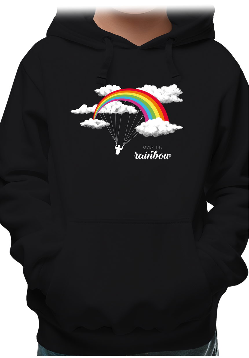 Sweat Enfant Parapente arc en ciel