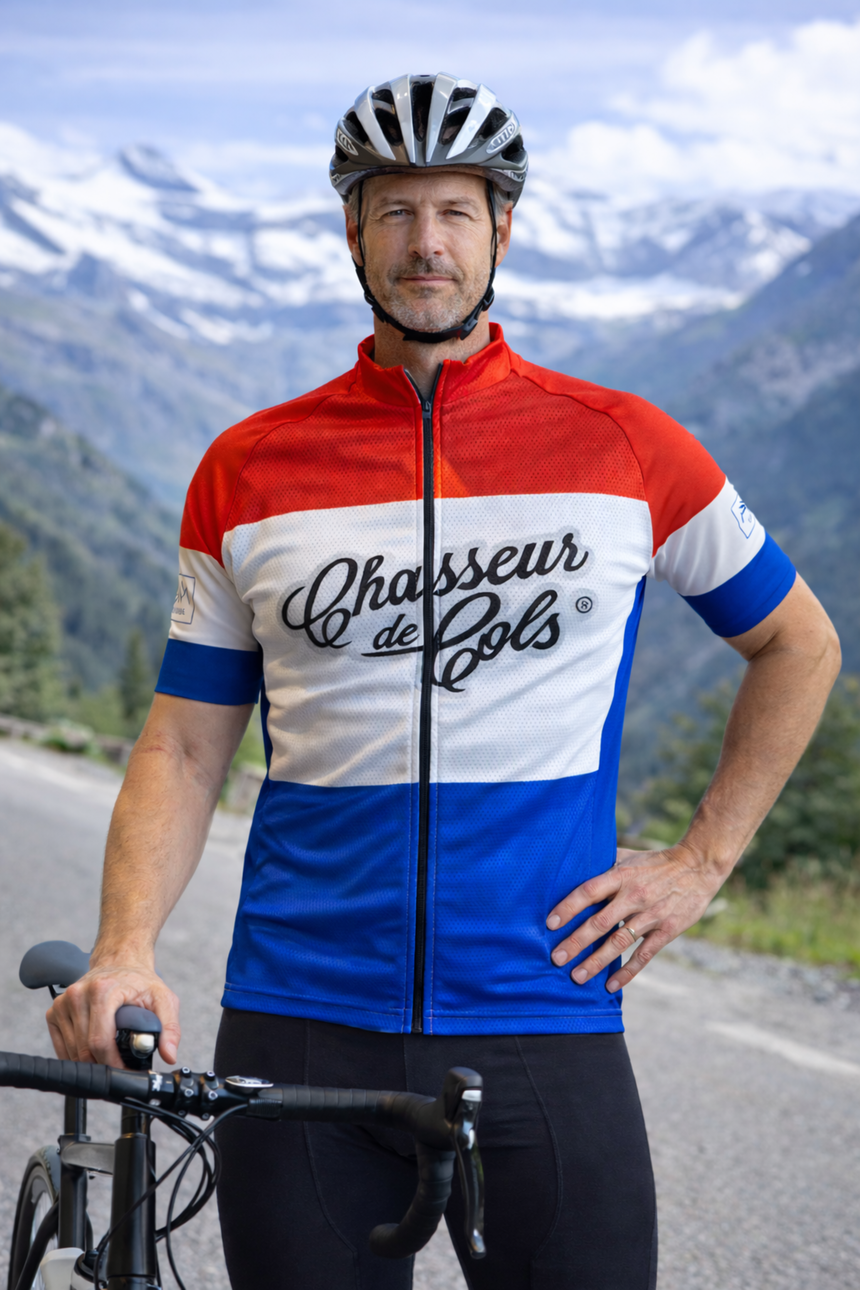 Maillot de vélo Tricolore