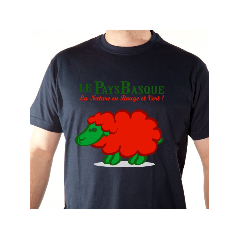 Tee shirt pays basque humour sales