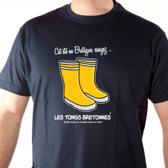 T shirt Bretagne Les Tongs Bretonnes Avomarks