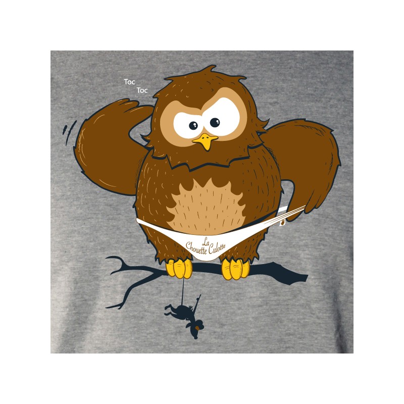 t shirt animaux - chouette culotte