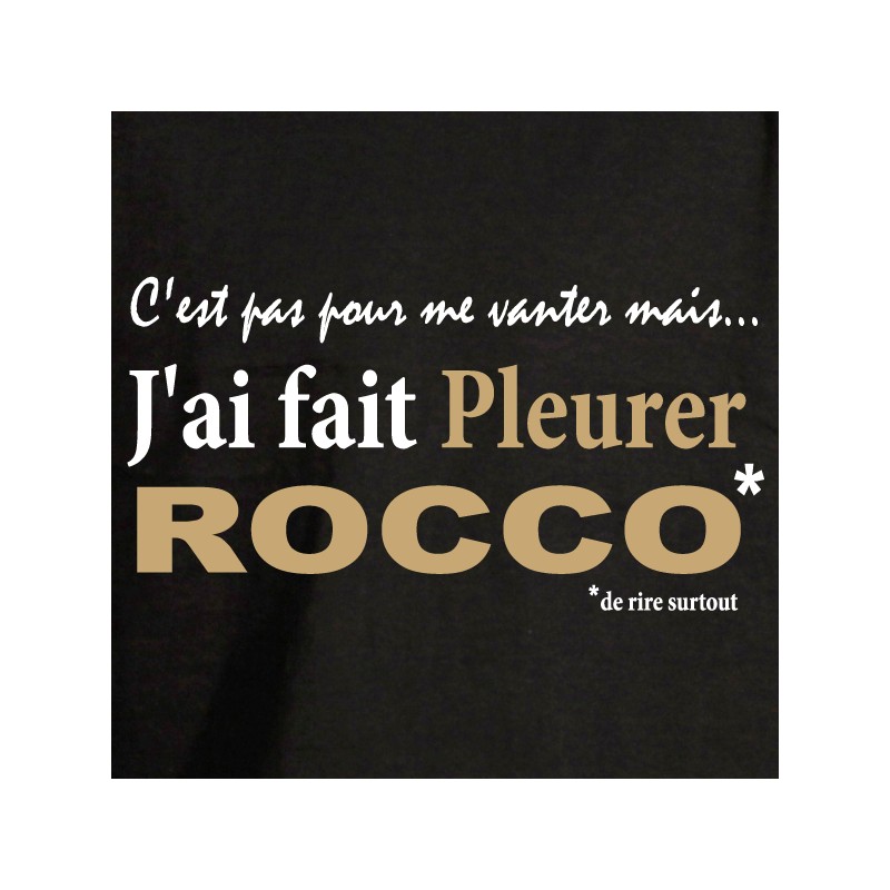 Tee Shirt Parodie Rocco Siffredi T Shirt Parodie Rocco