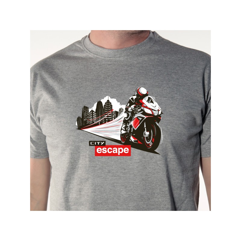 t shirt moto city escape