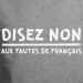 Disez non !