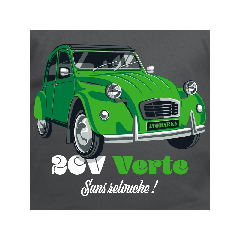 2cv verte sans retouche