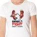 Barbec fight - t shirt humour personnalisé