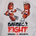 Barbec fight - t shirt humour personnalisé