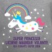 t-shirt humour Super princesse licorne