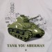 t-shirt véhicule militaire Tank you Sherman