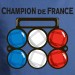 t-shirt Champion de France pétanque