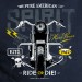 t-shirt moto Pure American spririt