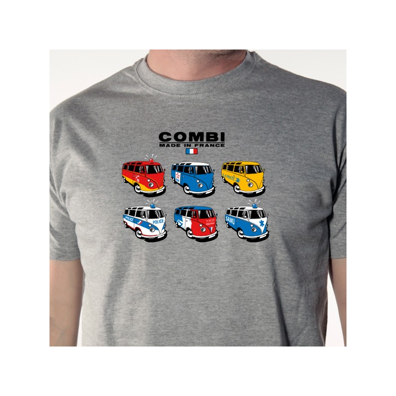 Tee shirt avec combi volkswagen shop