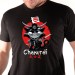 t-shirt animaux chat Chamuraï