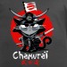 t-shirt animaux chat Chamuraï