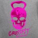 t shirt crossfit - Crossfit pink skull