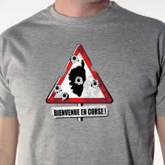 T shirt Corse - Bienvenue en Corse 