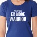 t shirt phrase humour - Maman warrior