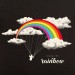 t-shirt parapente - Over the rainbow