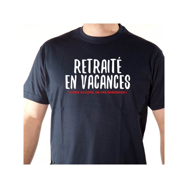 Tee shirt humoristique retraite homme 2025