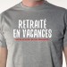 t shirt phrase humoristique - Retraité occupé