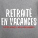 t shirt phrase humoristique - Retraité occupé