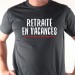 t shirt phrase humoristique - Retraité occupé