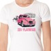 t-shirt auto - 2 CV Flamingo 