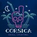 t shirt Corsica skull cocktail 