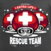 T shirt Team rescue