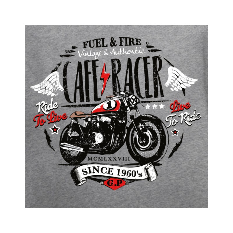 T-shirt Motarde - Café Racer Femme