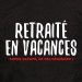 Retraité occupé sweat noir zoom