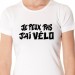 t-shirt Je peux pas j'ai vélo