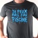 t shirt Je peux pas j'ai piscine