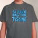 t shirt Je peux pas j'ai piscine