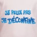 t-shirt Je peux pas je déconfine