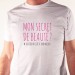 t-shirt Mon secret de beauté