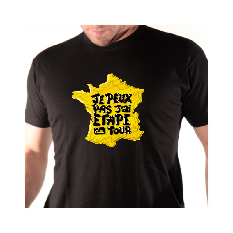 T-shirt j'peux pas y'a Paris - cadeau homme football