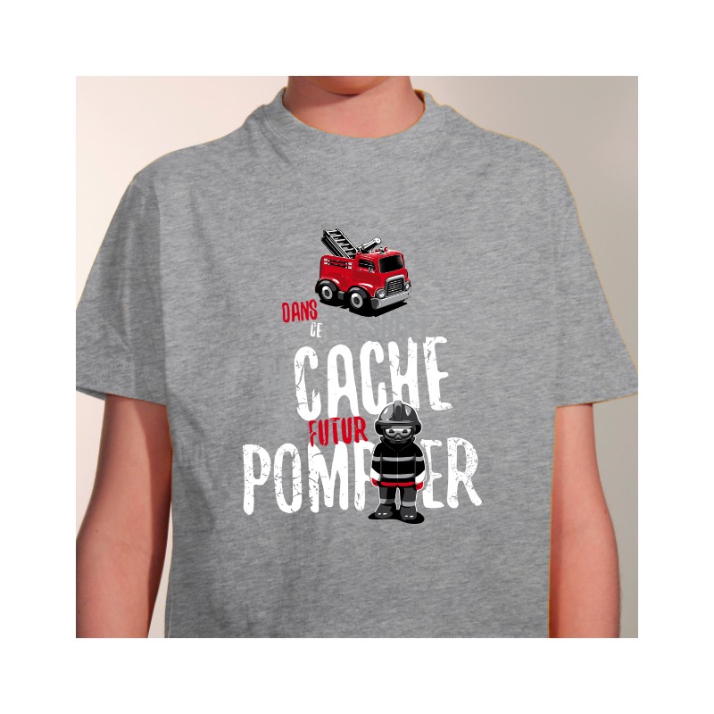 Tee shirt pompier cheap personnalisé