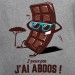 t-shirt j'peux pas, j'ai abdos